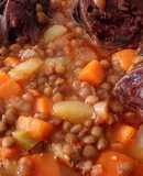 Lentejas con morcilla