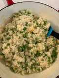Spring Lemon and Pea Risotto