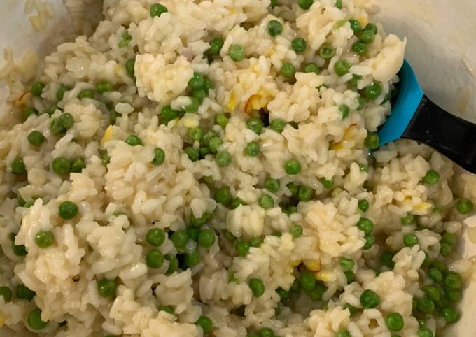 Spring Lemon and Pea Risotto