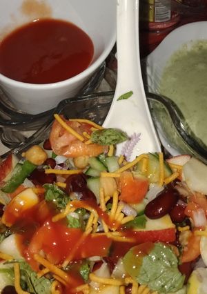 A picture of Healthy chana chaat.