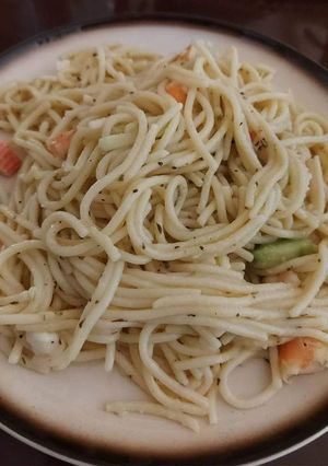Foto principal de Espaguetis con aceite y orégano