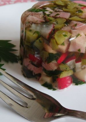 Une photo de Aspic fraîcheur