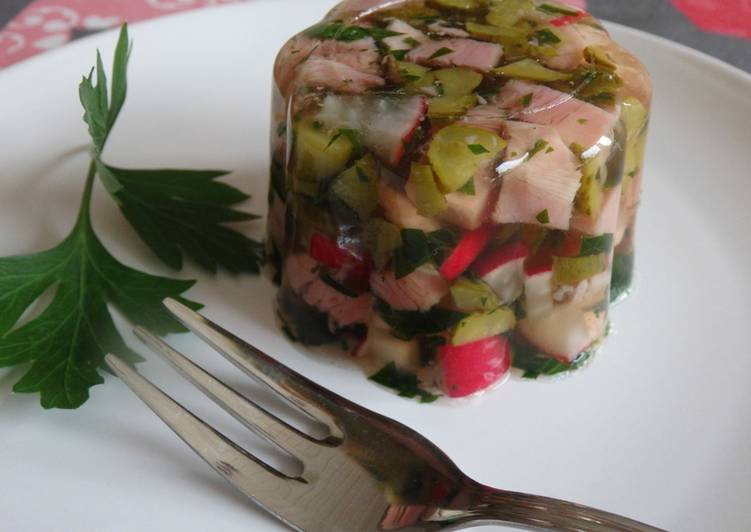 La Délicieuse Recette du Aspic fraîcheur