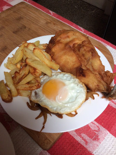 Una foto de Pescado frito a lo pobre