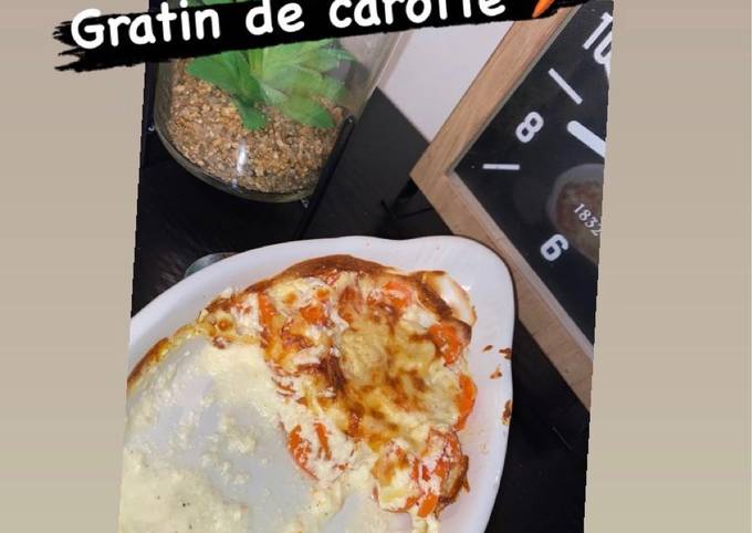 Gratin de carotte light