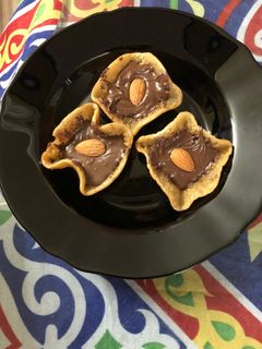 صورة لوصفة قطايف بحشوة النوتيلا