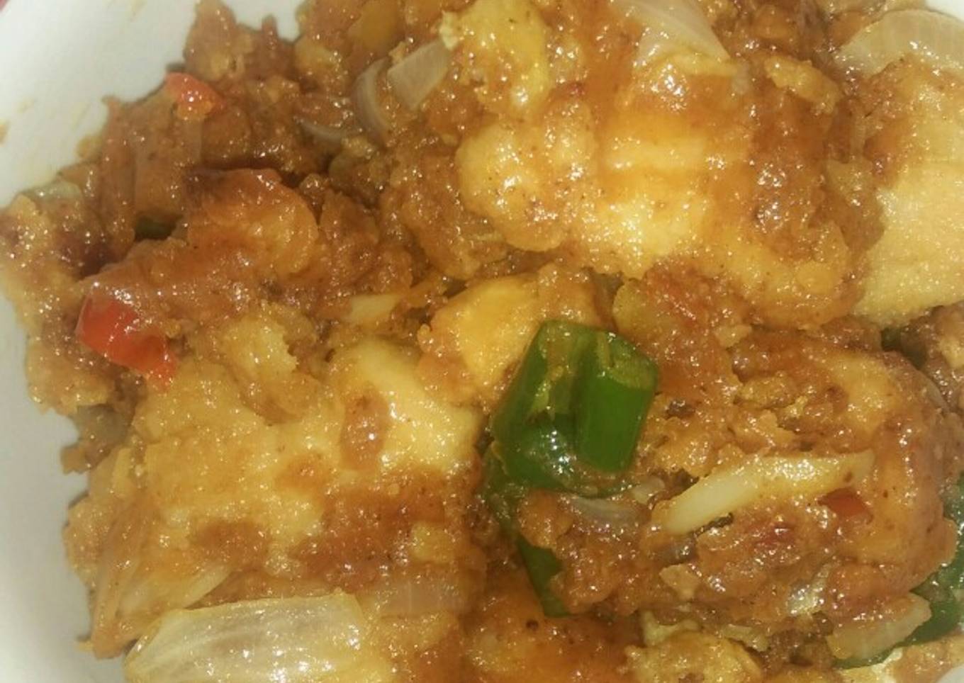 Ayam goreng tepung telur asin simple