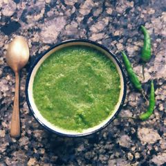 A picture of 💚Simple Green Chutney.