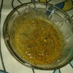 Curry leaves chutney A picture of Curry leaves chutney.