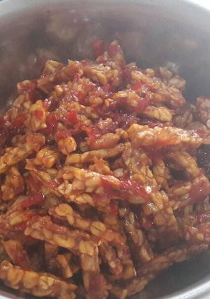 Foto resep Tempe sambal asam manis pedas