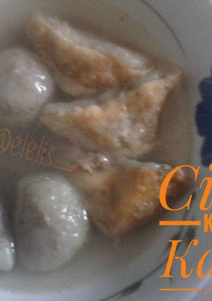 Foto resep Cilok Kuah Kaldu Ayam