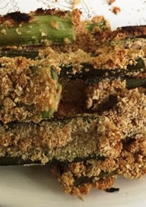 Una foto de Milanesas de pencas de acelga