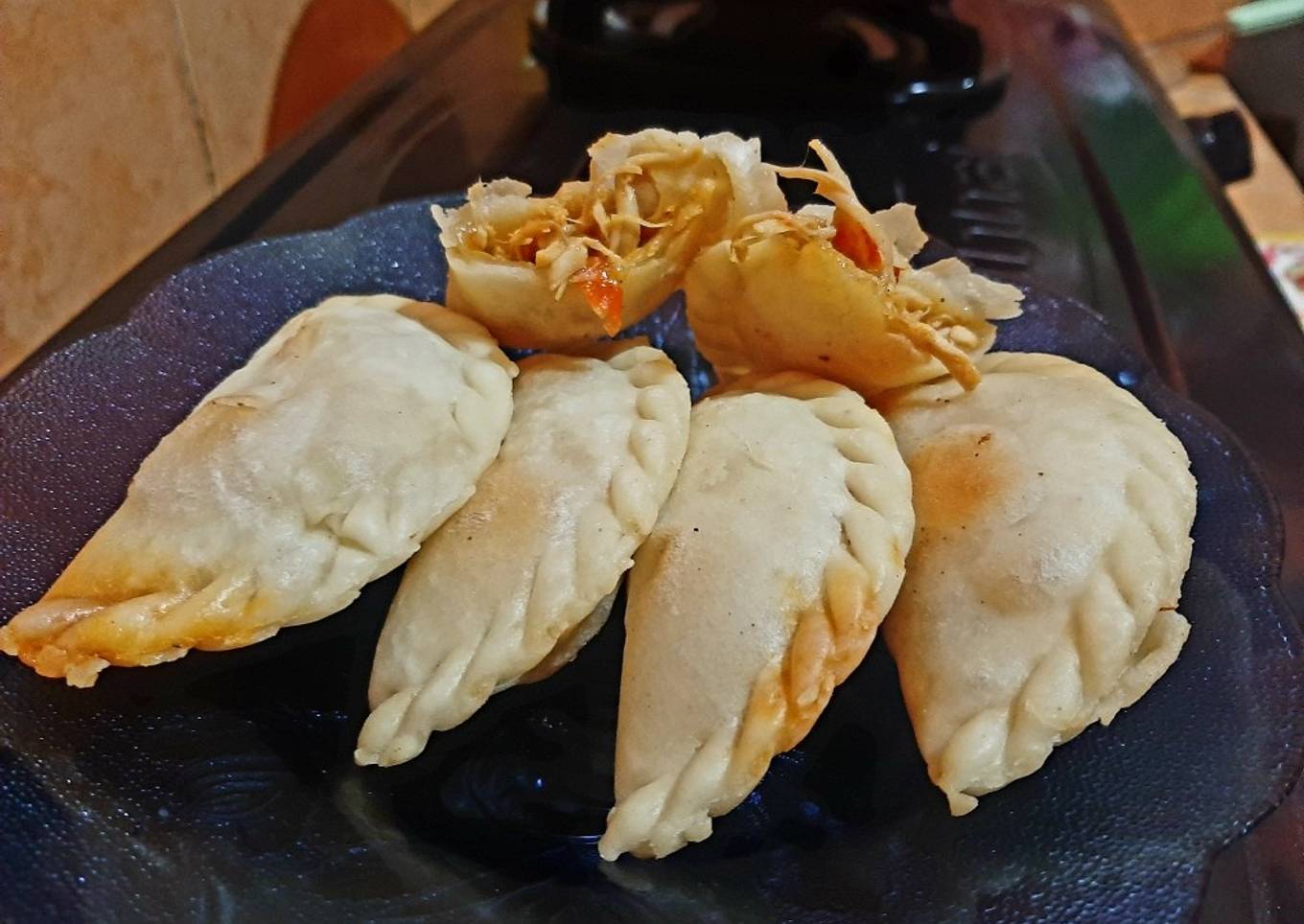 Ayam suir pedas untuk isian cireng