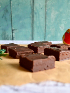 A picture of Brandy Butter Chocolate Fudge.