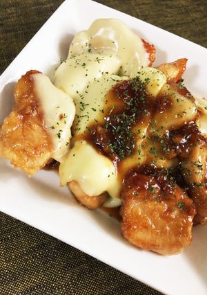 A picture of Tender Teriyaki Chicken Breast with Melted Cheese.