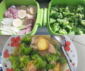 Cara Memasak Cah brokoli tofu ayam saos tiram Enak Sempurna Cara Memasak Cah brokoli tofu ayam saos tiram Enak Sempurna