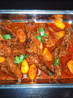 A picture of Guinea fowl Pp soup.