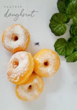 Foto resep Eggless Doughnut (tetap lembut, empuk ✨️)