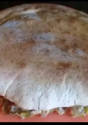 Una foto de Calzon de zapallitos y carne picada