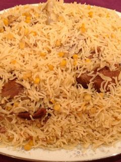 صورة لوصفة رز بالحمص "أكلة حجازية"