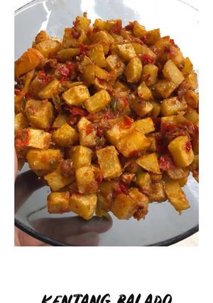 Foto resep Kentang balado pedas 🔥