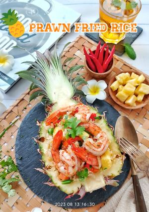 Gambar Pineapple shrimp fried rice