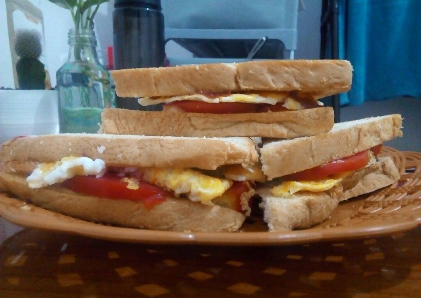 Sandwich Telur untuk Sarapan