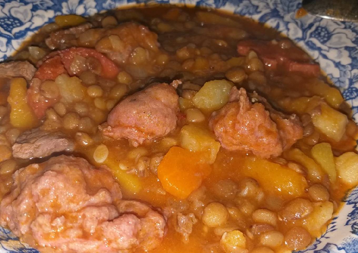 Guiso de Lentejas Con Chorizo 😁