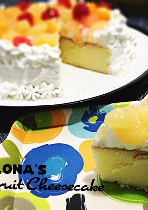 Foto resep Fruity Cheddar Cheesecake