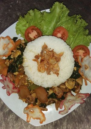 Foto resep Nasi gila pelangi