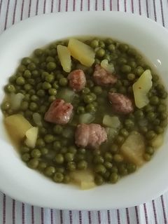 Una foto de Guisantes guisados