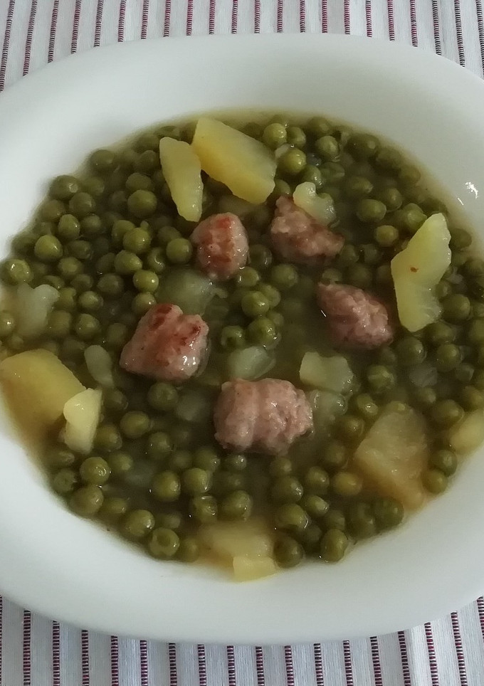 Una foto de Guisantes guisados
