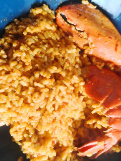 Una foto de Arroz con bogavante