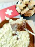 Fondue de queso brie –en microondas–