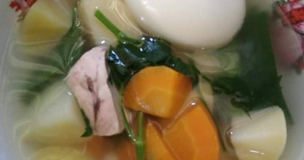 177 resep sup ayam telur enak dan sederhana - Cookpad