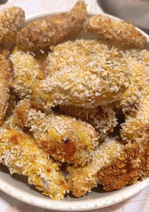 Una foto de Alitas de Pollo Rebozadas al Horno o en la Air Fryer