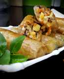 Nem rán nhân hạt mít (món nem chay)