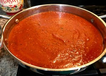 Easy Fast Cooking Tomato Sauce Savory Delicious