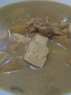 Foto resep Semur ayam kentang tahu