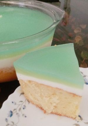 عکسی از دستور کیک ژله ای