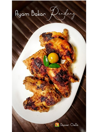 Resep Ayam Bakar Bumbu Rendang #JemputRejeki Menu Enak Dan Mudah Dibuat