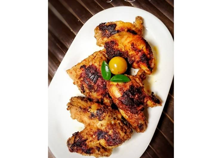 Resep Ayam Bakar Bumbu Rendang #JemputRejeki, Maknyuss