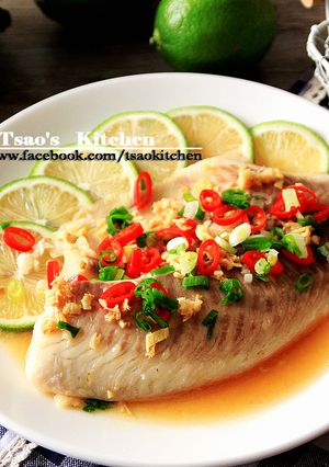 清蒸檸檬魚【15分鐘快速上菜】 的食譜成品照片