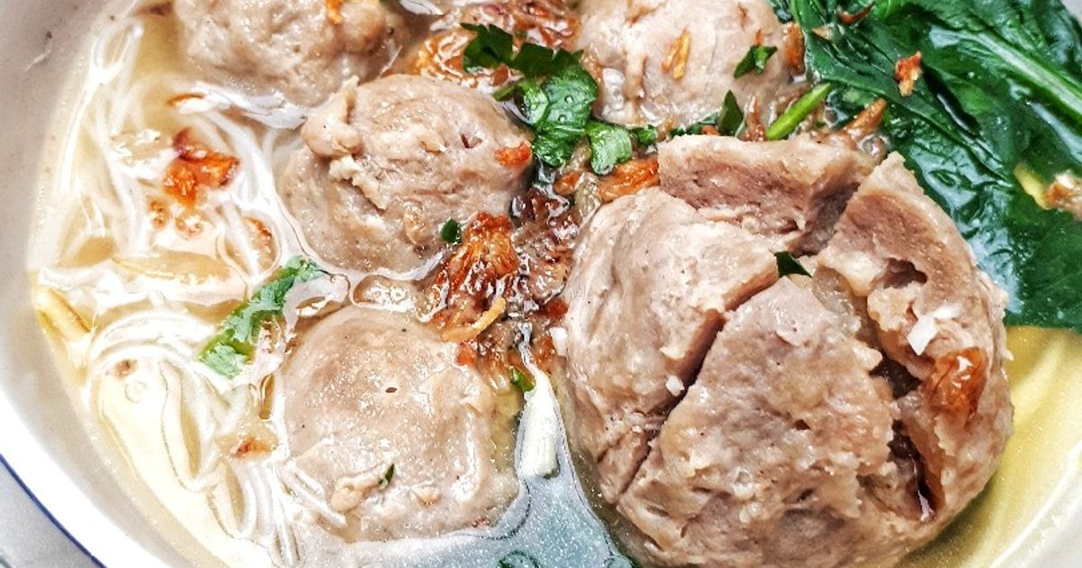 Java Bakso Sapi Resep Bakso Sapi oleh Yasmin Kitchen - Cookpad