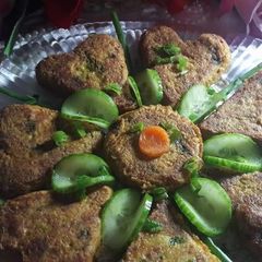 A picture of Chicken Shami kabab 😋.