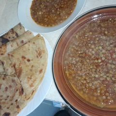 A picture of Chapatti and Kamande.