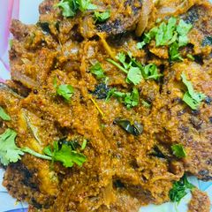 A picture of King fish sambal.