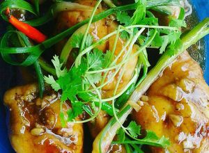 Hình của món Đùi gà rôti.