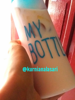 Foto resep Yoghurt drink + buah