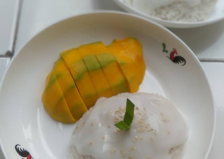 Cara buat Manggo Sticky Rice , Enak Banget